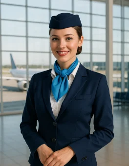Flughafen-Stewardess